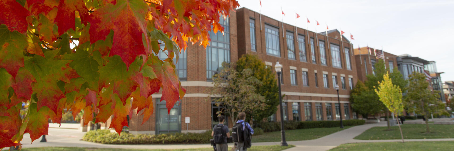 The Ohio Union in the fall.